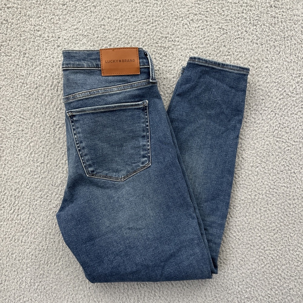 Lucky Brand Ava Mid Rise Skinny Jeans Stretch Women's 12/31 x 26
